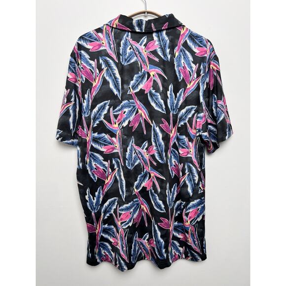 Chubbies Shirt Mens M Performance Polo Birds Of Paradise Hawaiian Golf Beach - Picture 4 of 8